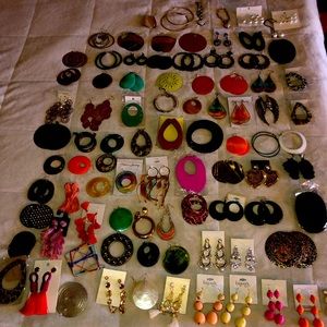Bulk lot of earrings OBO